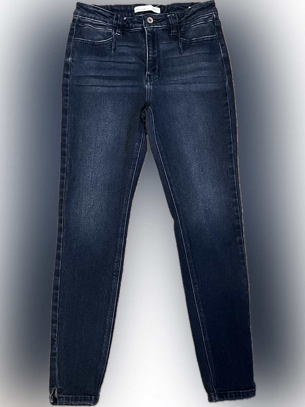KanCan High-Rise Skinny Dark Blue Jeans size 28 - Picture 2 of 11